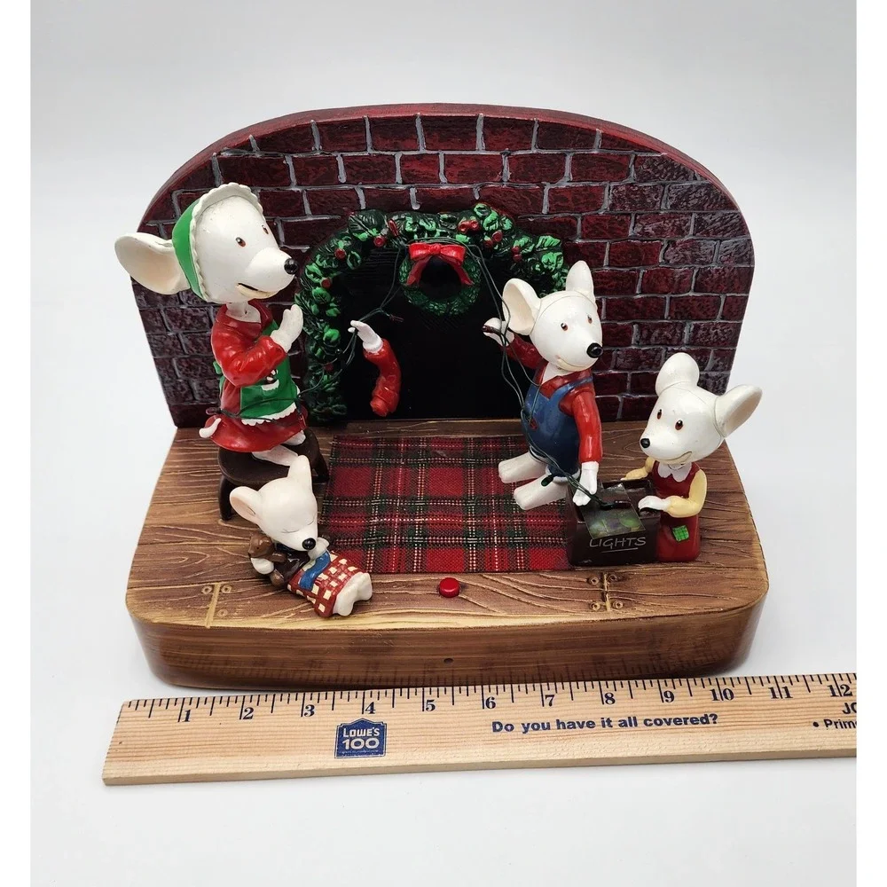 Gemmy Christmas Mice Plays Music/‎ Lights up Animation not working